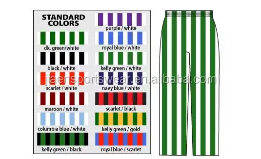 Custom sublimation basketball candy stripe pants with buttons,Tear away warm-up pants