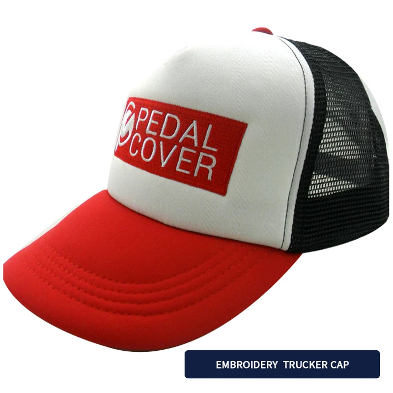 Blank promotional logo custom trucker hat print foam trucker hats Cap mesh 5 panel recycled gorras trucker cap