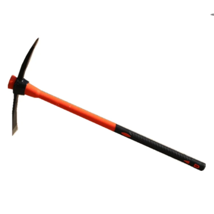 South American market Selling well  Pickaxe P404  Wooden Handle Pickaxe Small Steel Pickaxe Tools for Farm