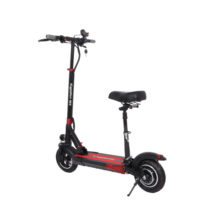 low cost white 4x4 dual suspension electric scooters with damper
