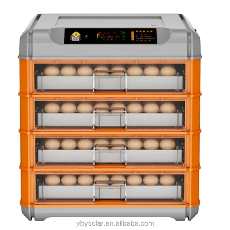 Fully automatic New design big window fully automatic 400 egg incubator sale egg hatching machine