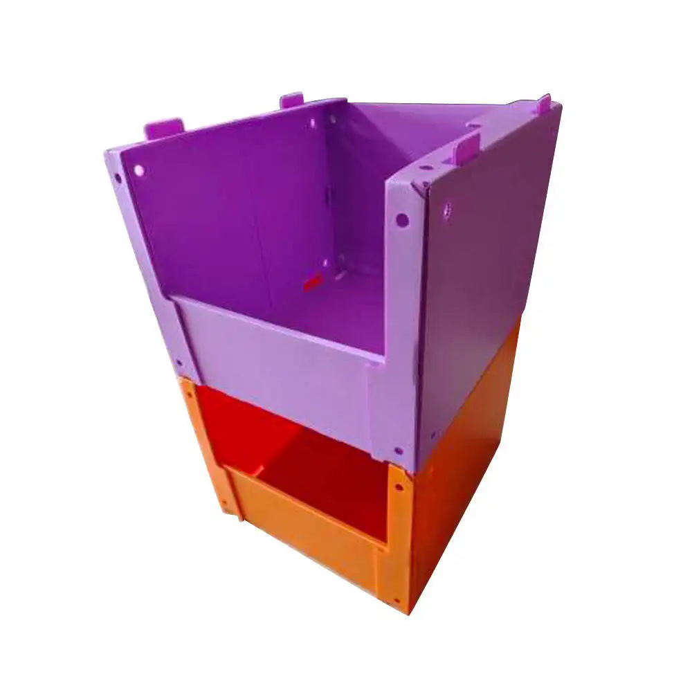 Corrugated plastic box pick bins plastic warehouse plastic storage box for storage