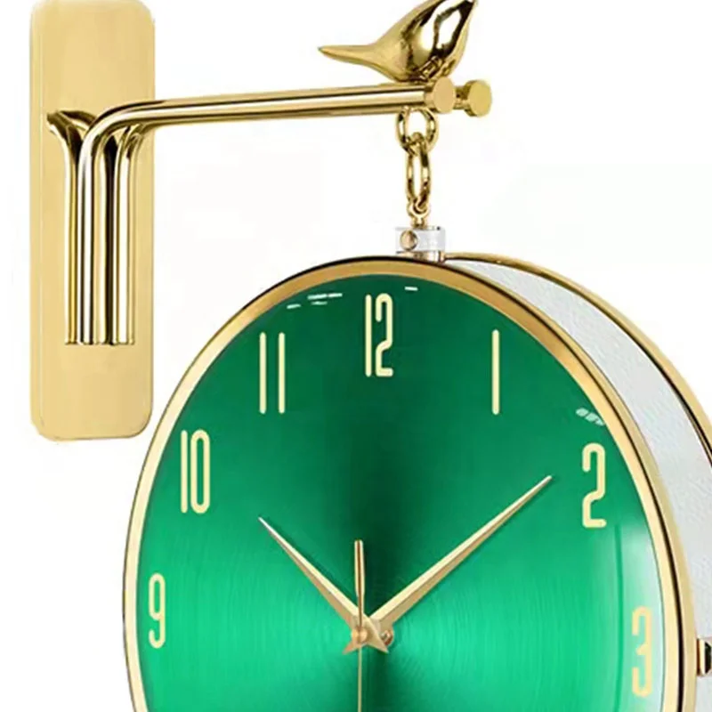 Metal Electroplating Leather Decoration Interior Design Home Decor Hanging Pendulum Living Room Wall Art