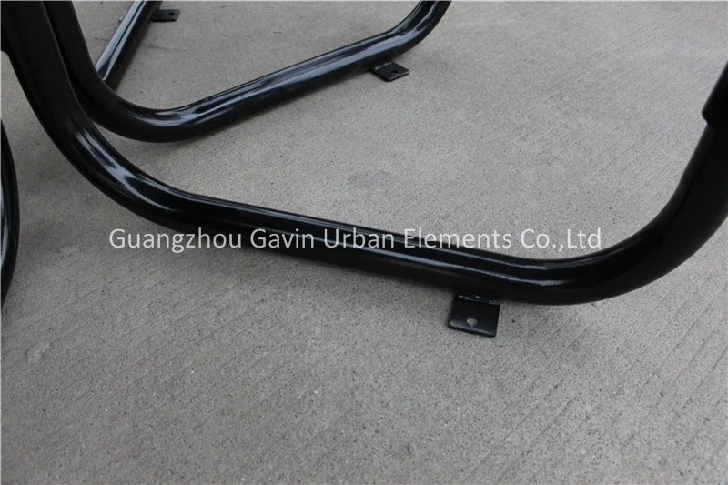 Gavin outdoor solid steel and welded wire mesh metal picnic table chair set