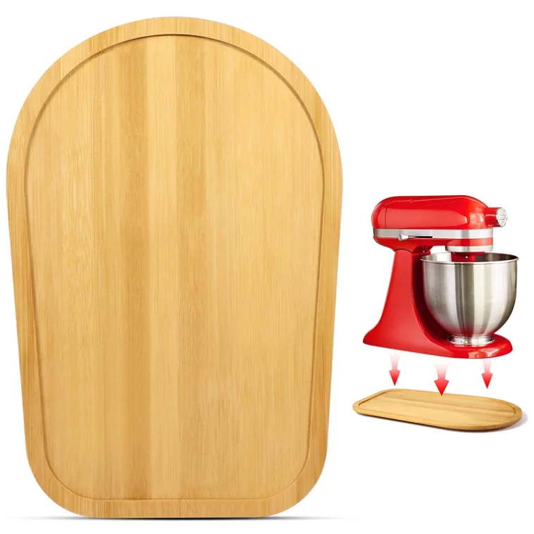 Bamboo Mixer Slider Mat, Kitchen Appliance Slider Compatible with Kitchenaid  Stand Mixer, Mixer Mover Sliding