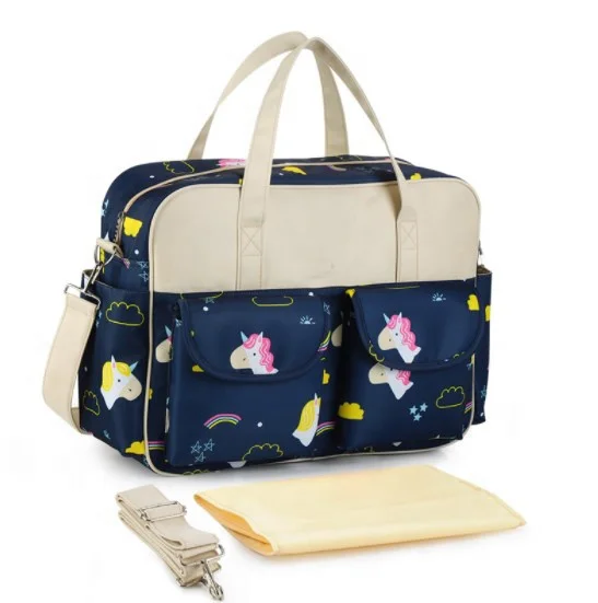 Portable Baby Travel Large Capacity Tote diaper bag Shoulder baby bag for moms