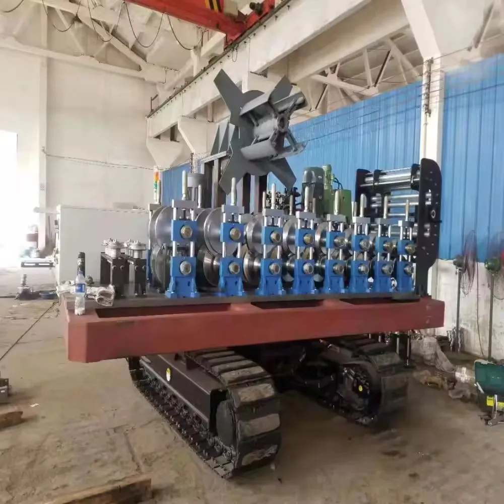 Portable Snap Lock Standing Seam Metal Roofing Roll Forming Machine For USA