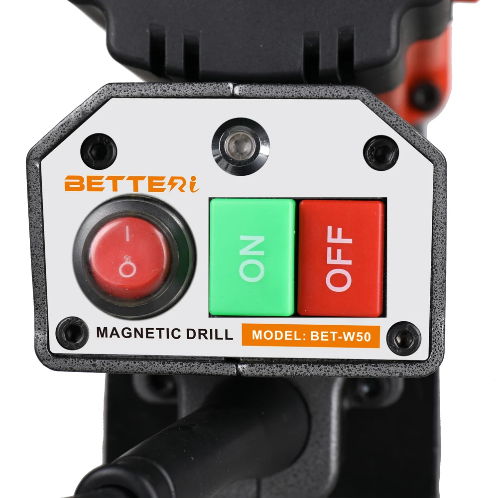 BETTERI Low Profile Magnetic Drill Machine BET-50W 180mm height for small place drilling