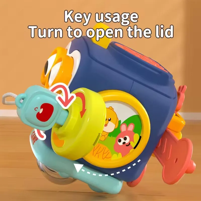 Busy Cube Baby Toddler Toys Montessori Sensory Toys for Toddlers Fidgets Busy Board Learning Toys