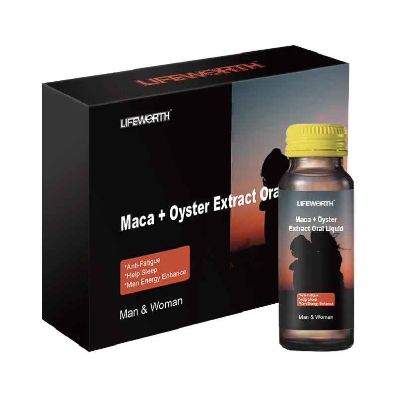 Lifeworth Maca Ashwagandha Drops Supplement Ashwagandha Maca Root Extract for Men & Women Stress Relief Vegan Maca Liquid Drops
