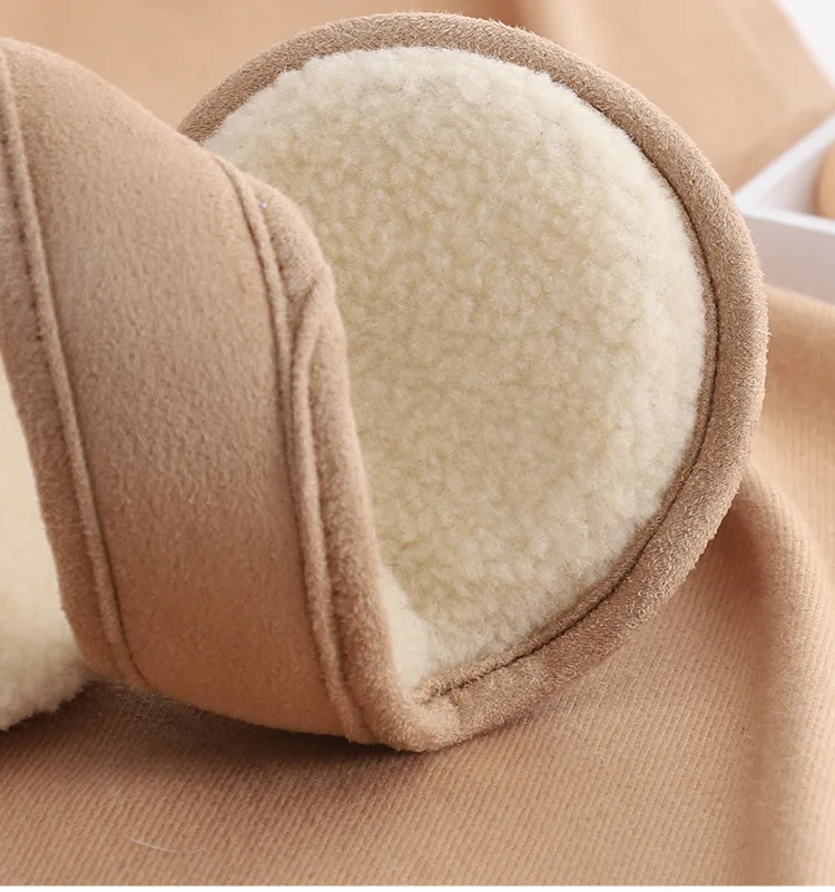 Хит продаж, бархатные Наушники унисекс, теплые замшевые складные теплые наушники из искусственного меха, зимние