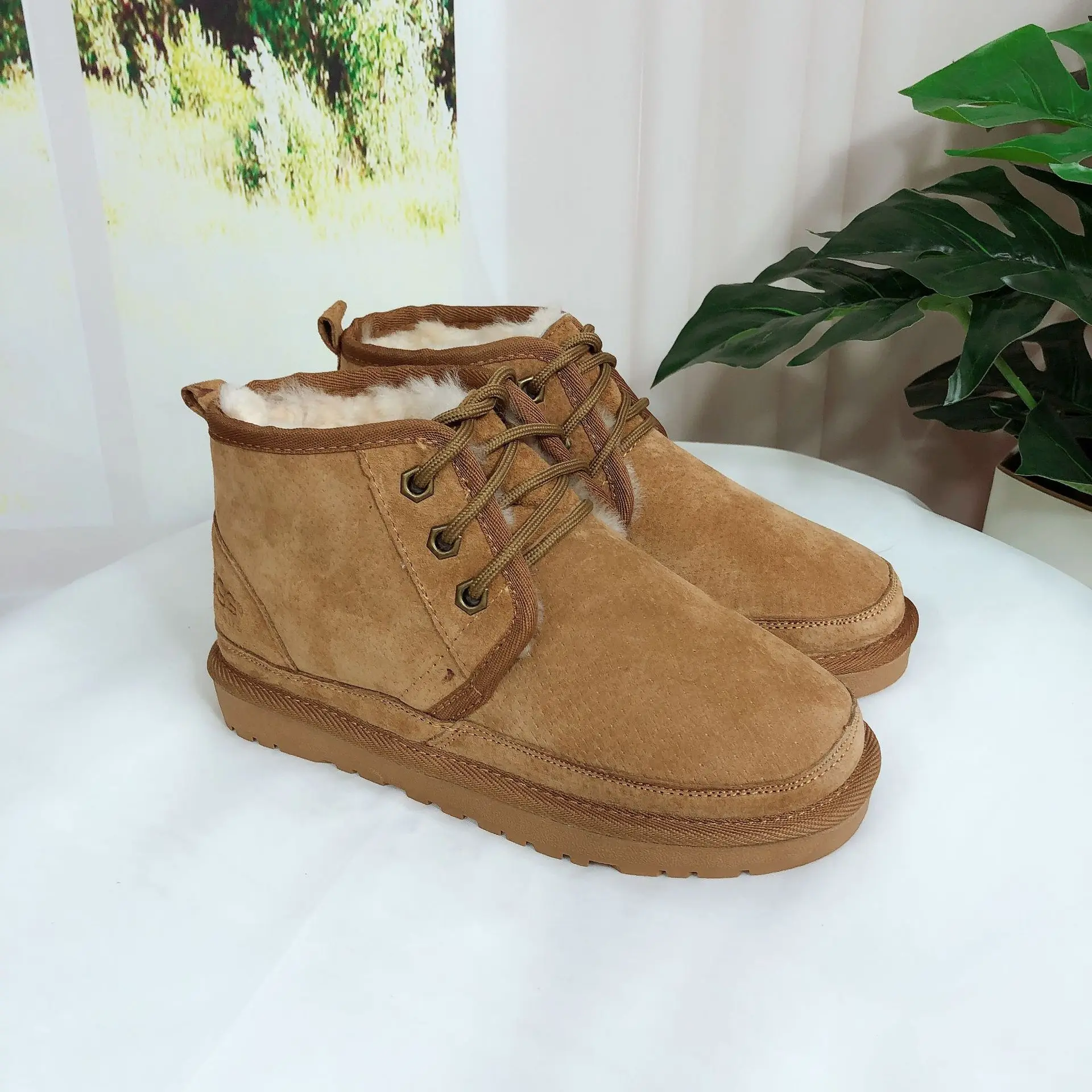 Мужские зимние ботинки до щиколотки