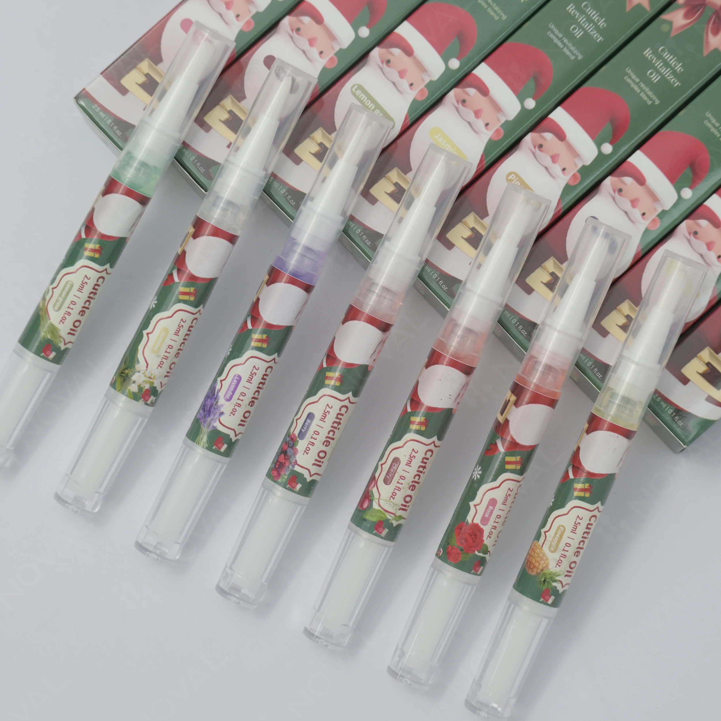 Custom Logo 2.5ml Cuticle Oil Pen for Salon Christmas Gift