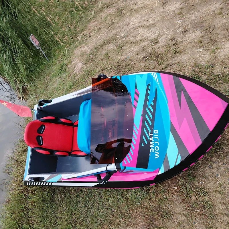 Fiberglass 15kw Aqua Kart Boat Electric Go Kart Racing Jet Ski for Water Adventure
