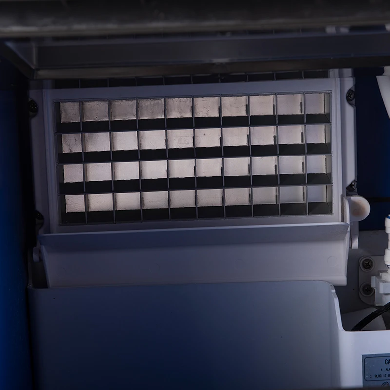 Stainless Steel Freestanding Under Counter LED Digital Display Commercial Ice Maker Machine For Restaurant