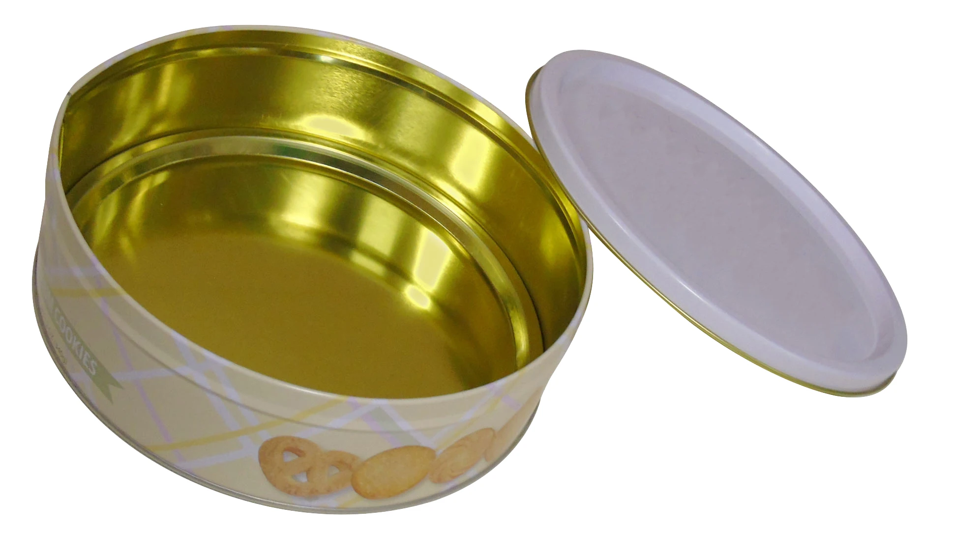 hot sale wholesales round shape tin can tin box 	packaging gift/ cookie/ candy/ tea/ food boxes food container