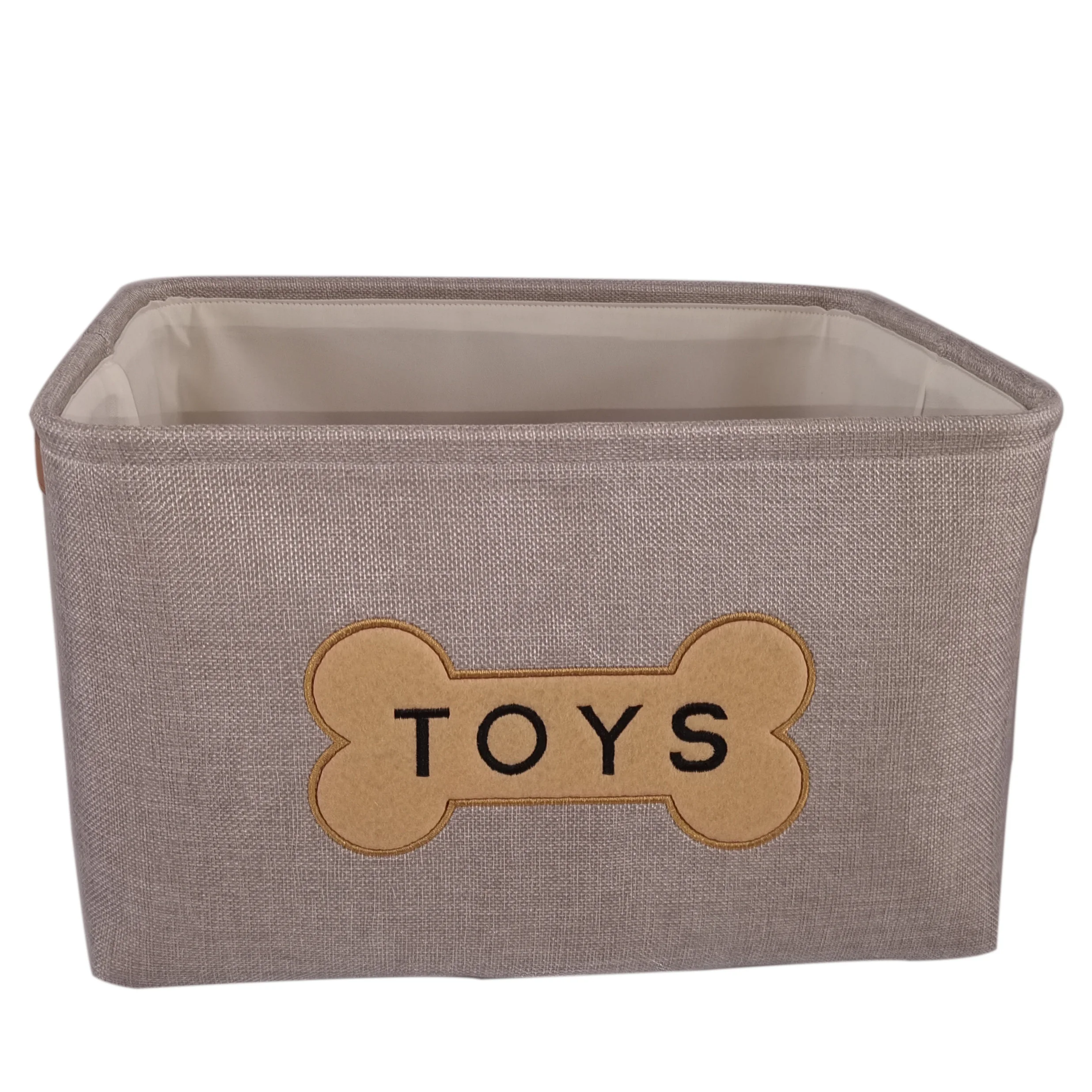 Dog toys storage basket Dog Toys Storage Box Pet Toy Storage Bin