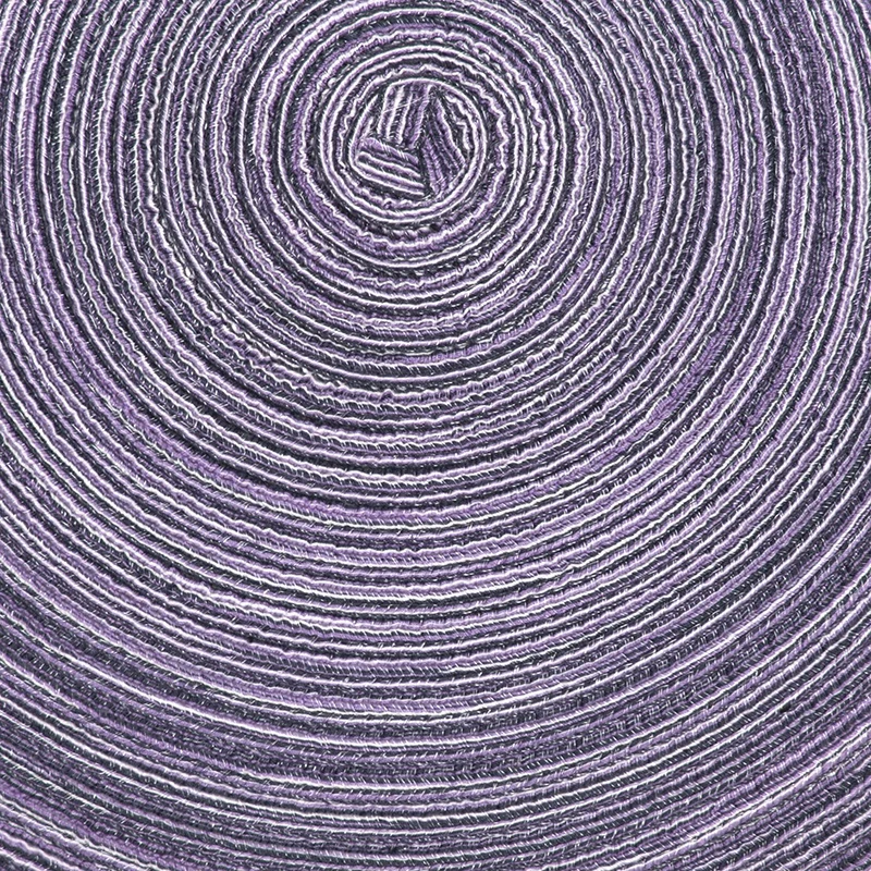 Round Placemats Braided Cotton Place Mats 15 inch for Kitchen Dining Table Holiday Party Round Placemats