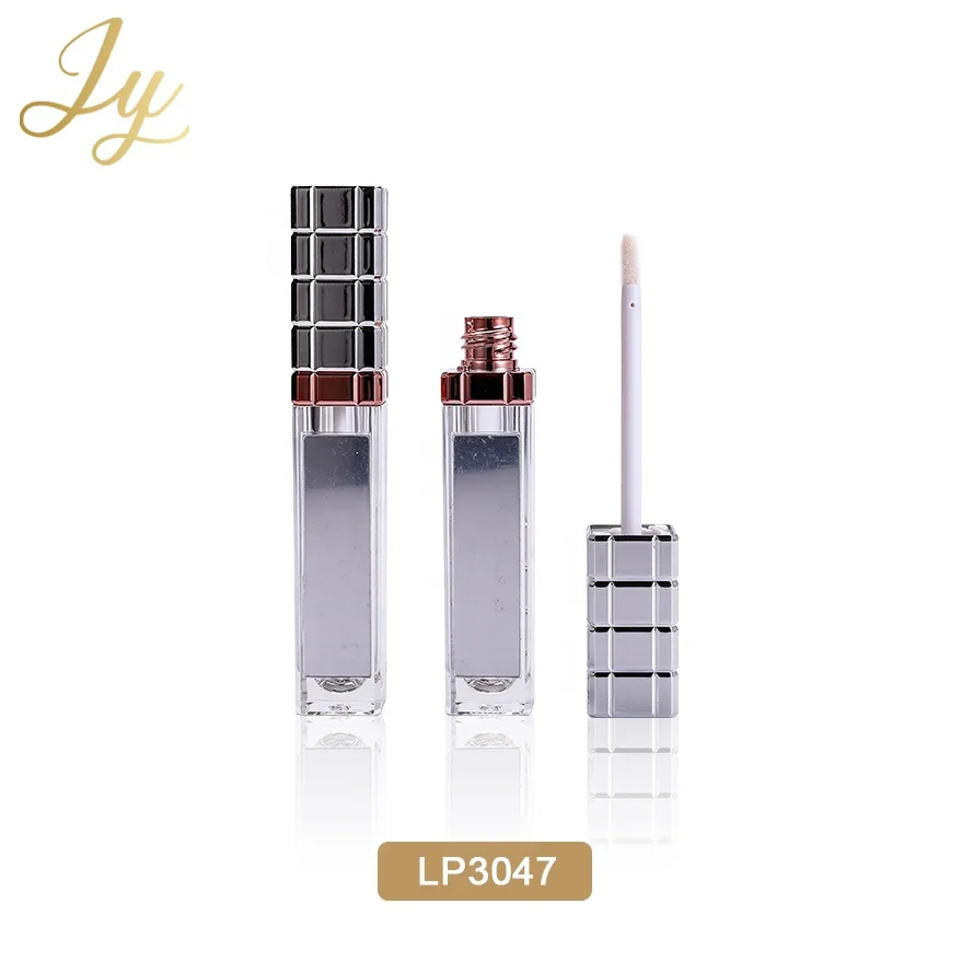 Luxury transparent led lip gloss tube