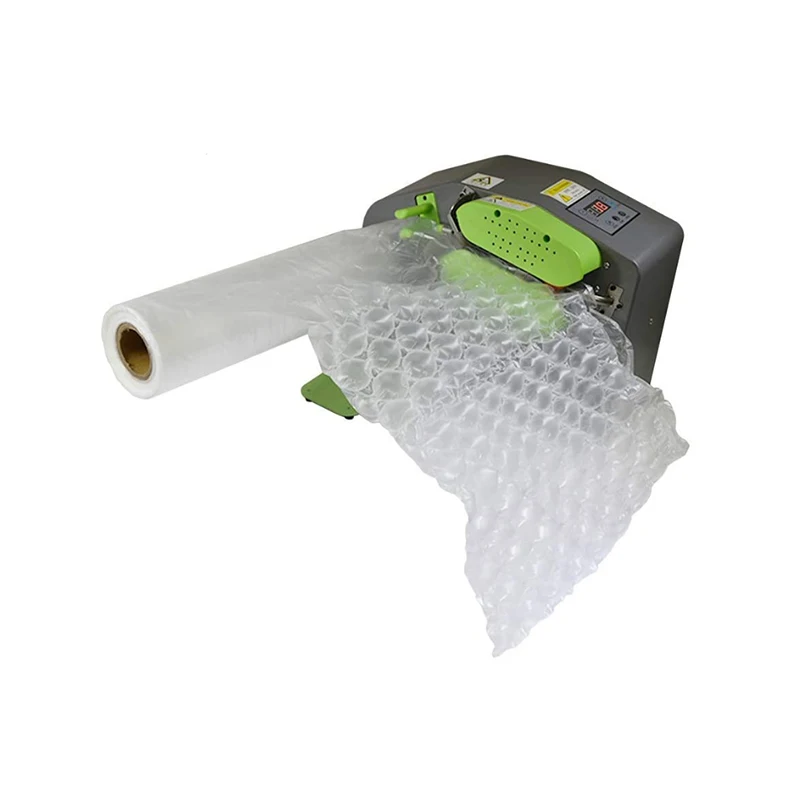Plastic air cushion wrap film air column bubble packing glass protective bag with good price from factory