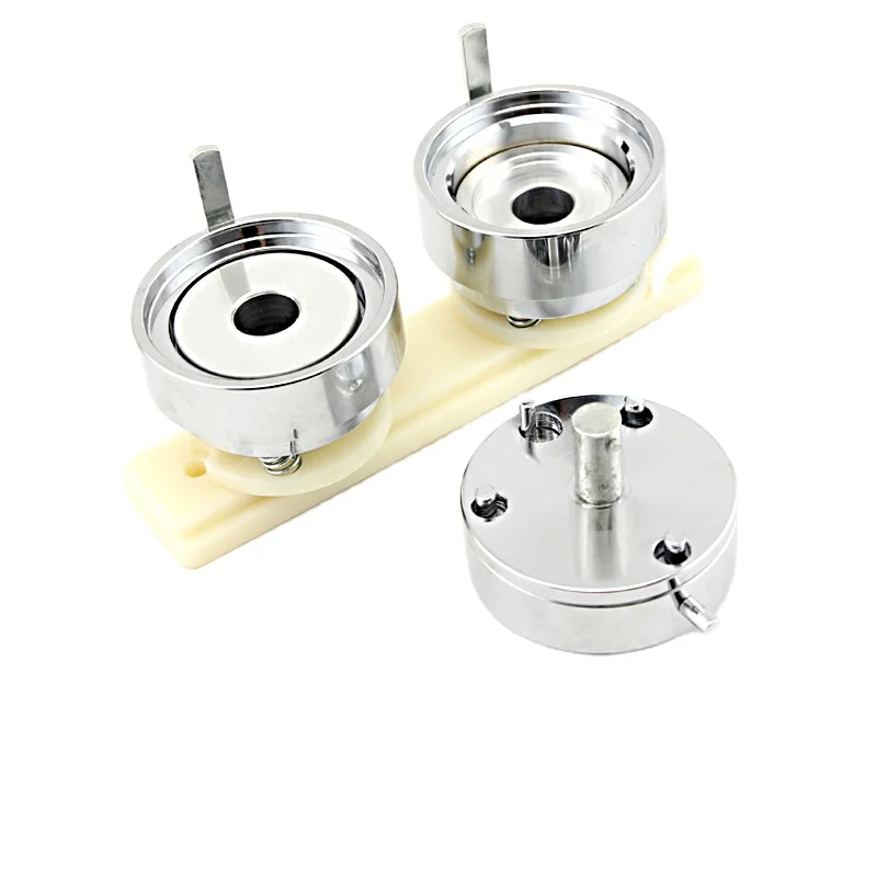 Badge Making Machine plastic Paper Cutter with 100 metal Blank Badge Buttons