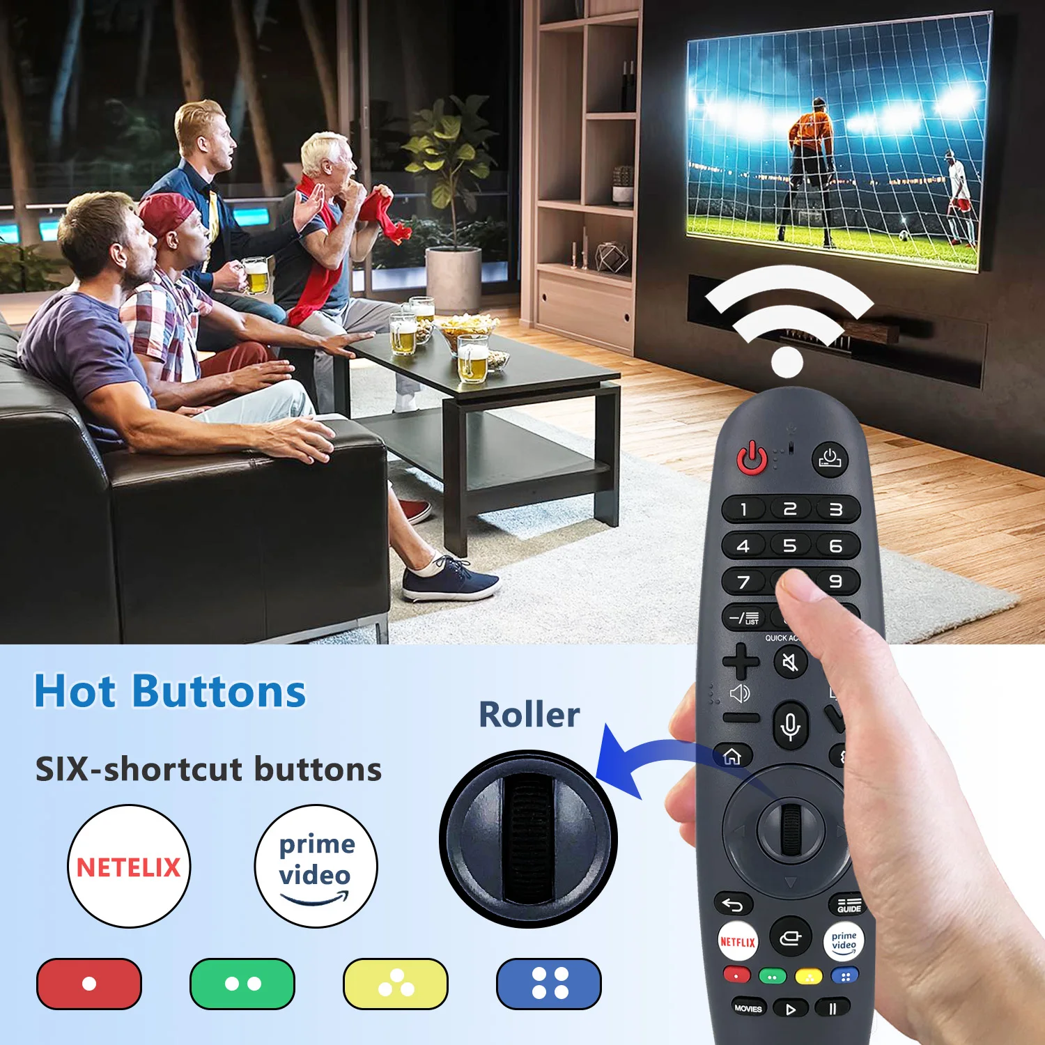 Original MR20GA Voice Magic AKB75855501 Universal Remote Control Smart TV For LG AI ThinQ 4K  55UP75006 NANO8 NANO75 CX G1 A1