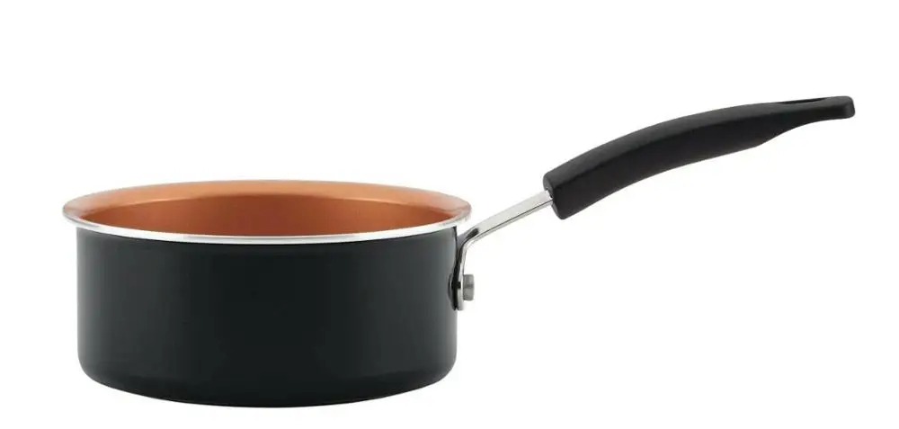 New Fashion aluminum copper cookware set Durable home daily Cooking nonstick pots and pan set