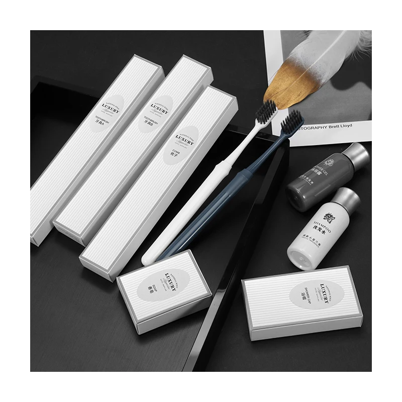 Hot Selling Luxury Bathroom Amenities Five Star Hotel Supplies Disposable Shower Gel Hotel Shampoo for Hotel & Travel Use