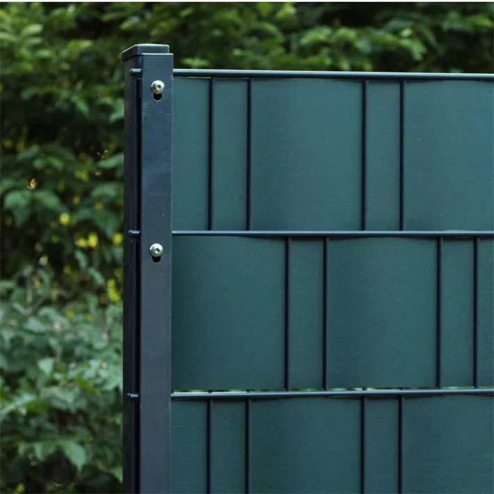 2.53m PP polypropylene hard privacy screen strips for double rod mats, thickness of 1.1 mm for the fence