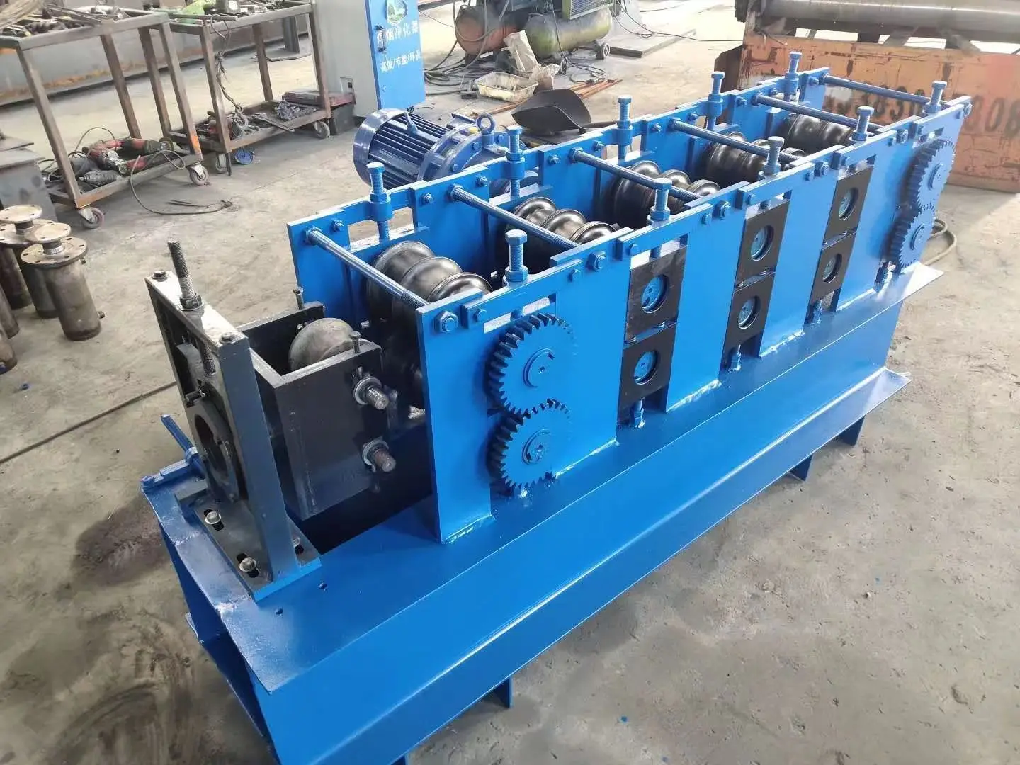 Manufacture High Quality Automatic Single Engine Oval pipe/tube cold roll forming machine
