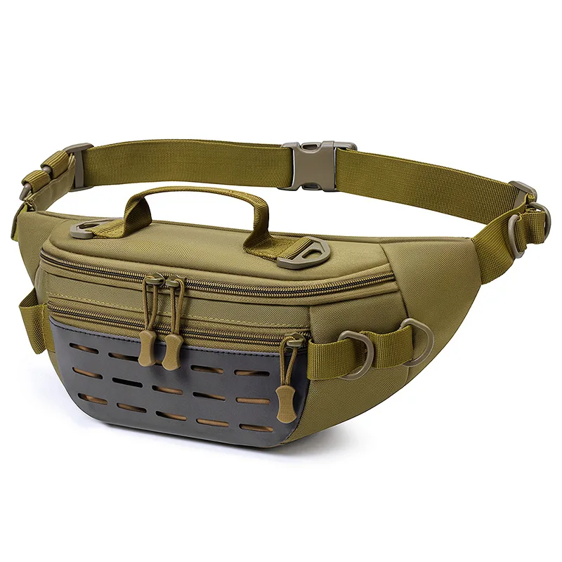New Waist Bag Outdoor Running Phone Multi functional Large Capacity Reflective Luggage  Men Women Running Fishing Waist Bag