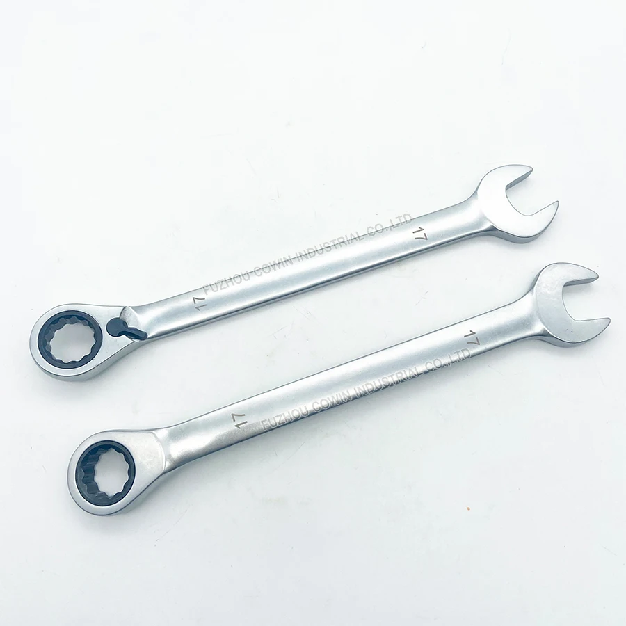 Factory direct supply 8-19MM Reversible gear wrench ratchet combination spanner