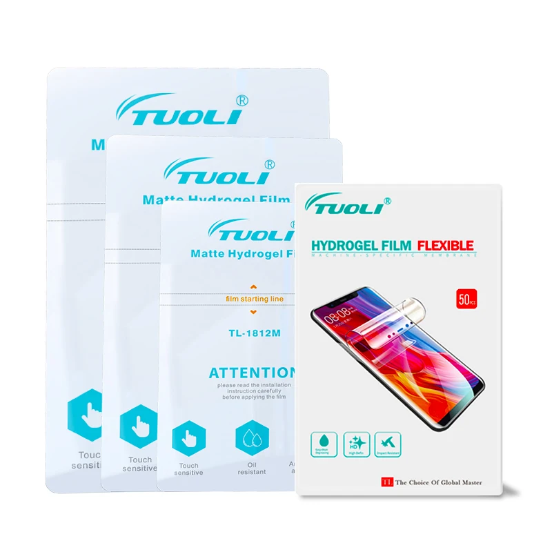  Universal protector cutting machine Material TPU hydrogel Protector film for any cell phone model Screen Hydrogel