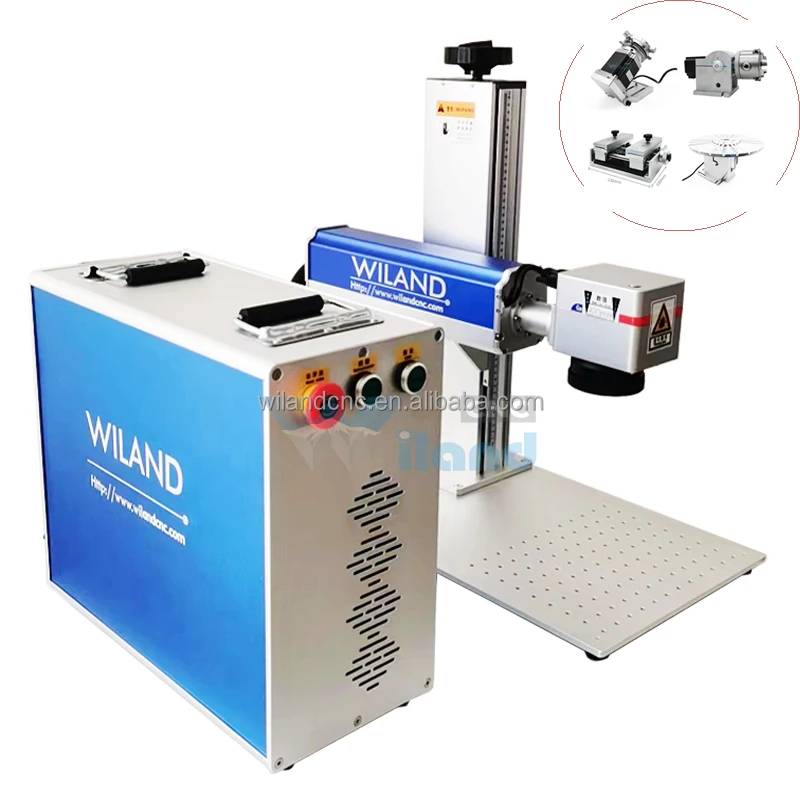 2024 New Design Desktop Uv Laser Marking Metal Laser Engraving Machine 5w 3w 8w Fiber Laser Marking Machine