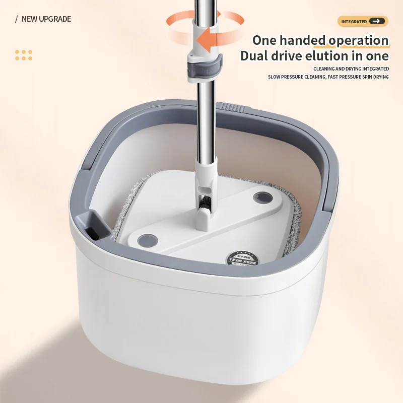 Clean Dirty Separation Floor self Cleaning Mop 360 Degree Rotating Magic Spin Bucket Set