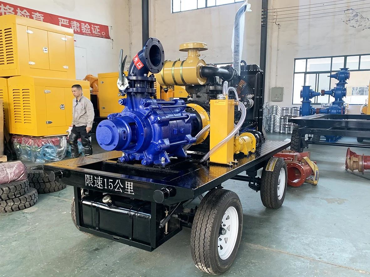 Stainless steel impeller corrosion-resistant cast iron high-pressure diesel engine water pump