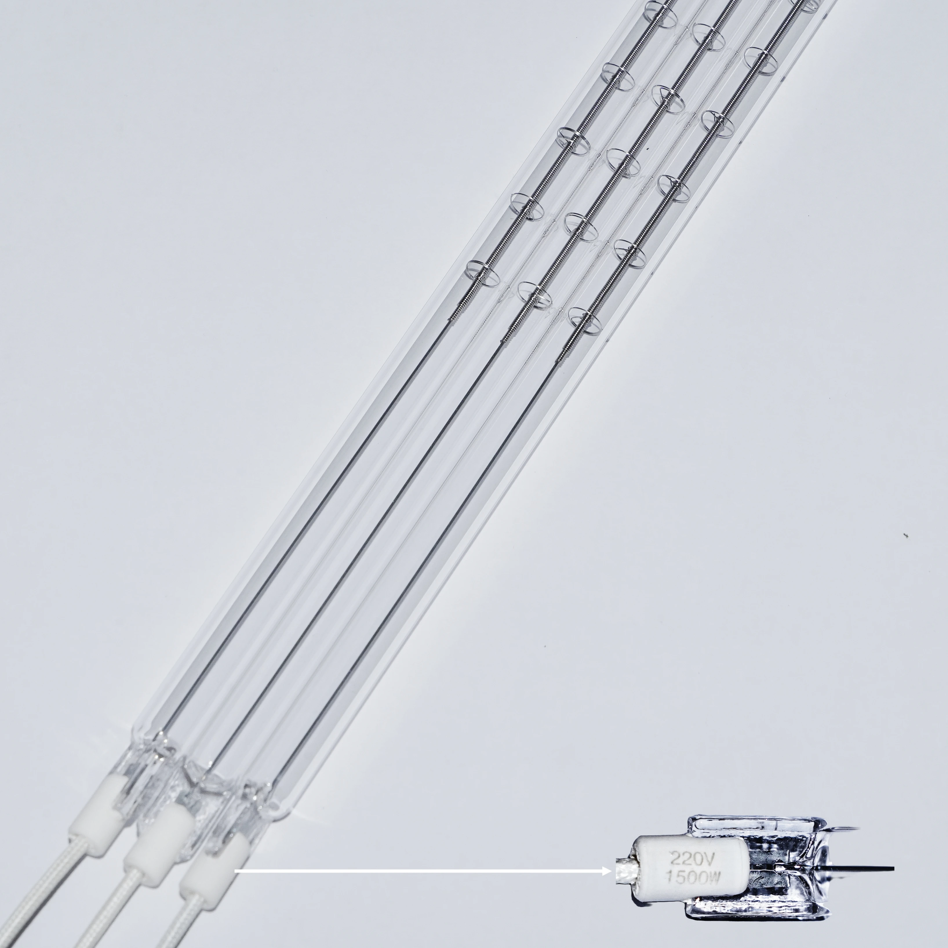 Factory Supply ir heat lamp 1000w reflective heat lamp 1000w halogen lamp for mercury