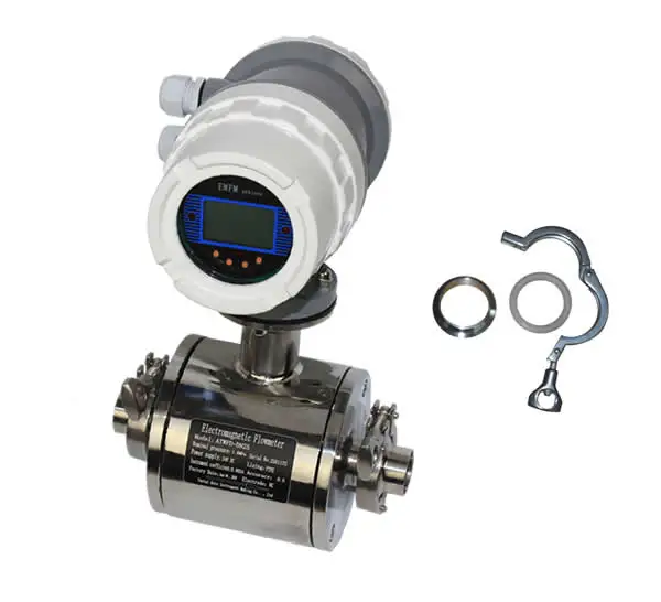 Hot Water Flow Meter Remote Electromagnetic Flowmeter Pulse Output Magnetic Flow Meters Manufacturer