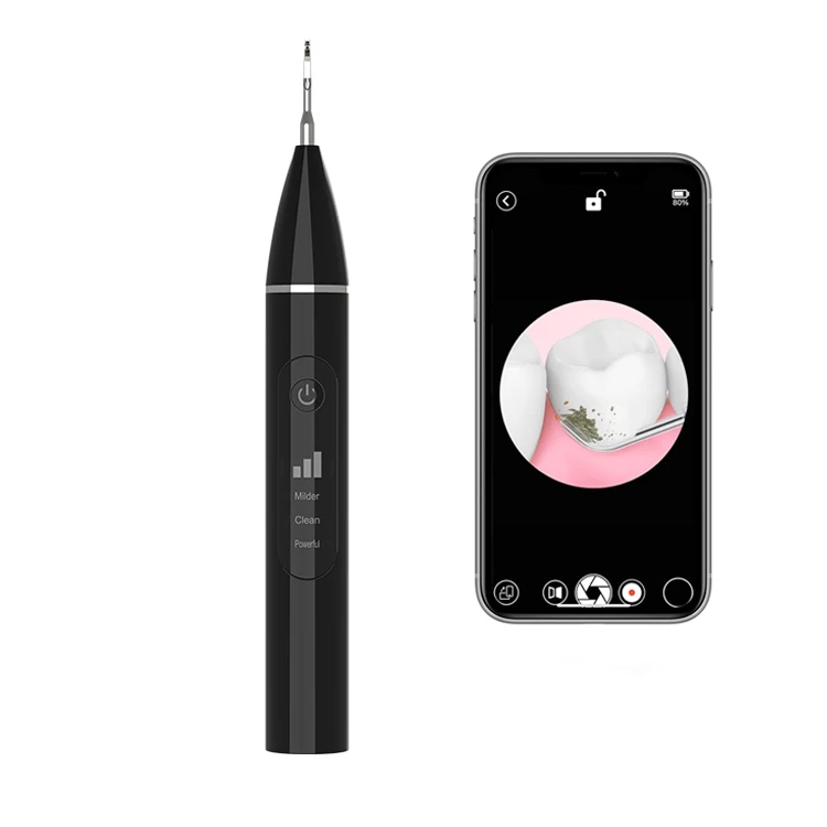2021 портативный водонепроницаемый электрический умный зубной скалер, ультразвуковой аппарат для чистки зубов, прибор для удаления зубного налета с камерой