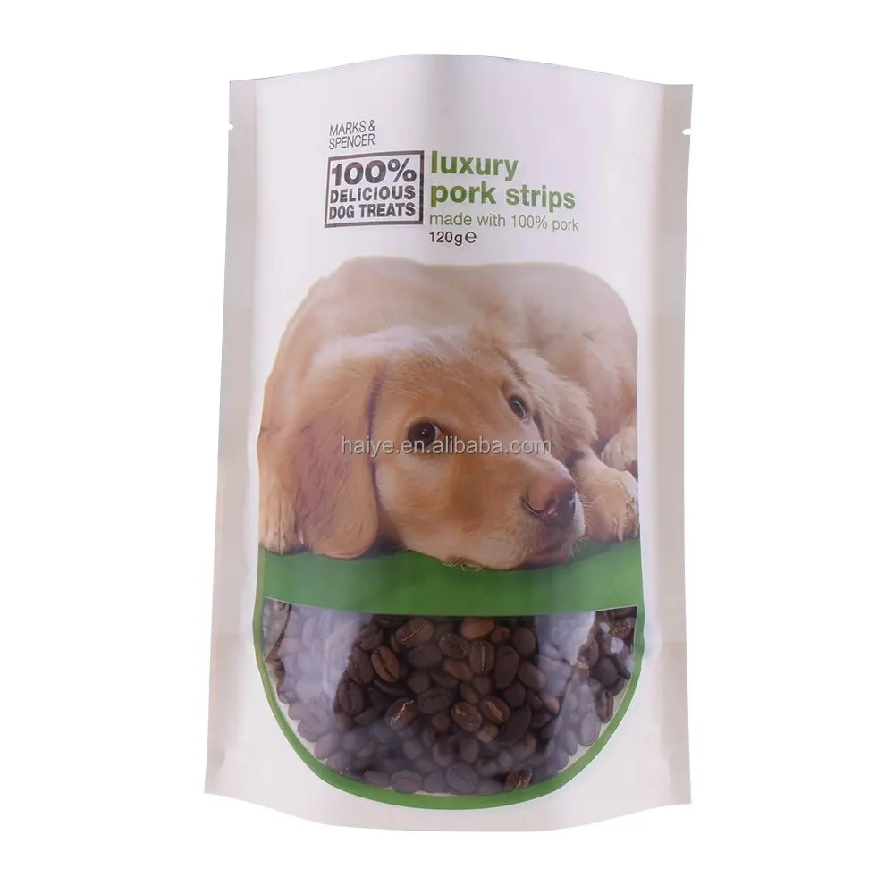Customized Plastic Pet Dog Food Packaging Bag High Barrier Foil Zip Lock Fishing Bait Pet Food Bags
