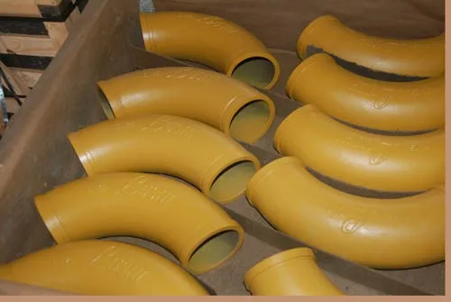 90Degree Used Construction Machinery Parts Concrete Pump Boom Elbow for Truck Pumps