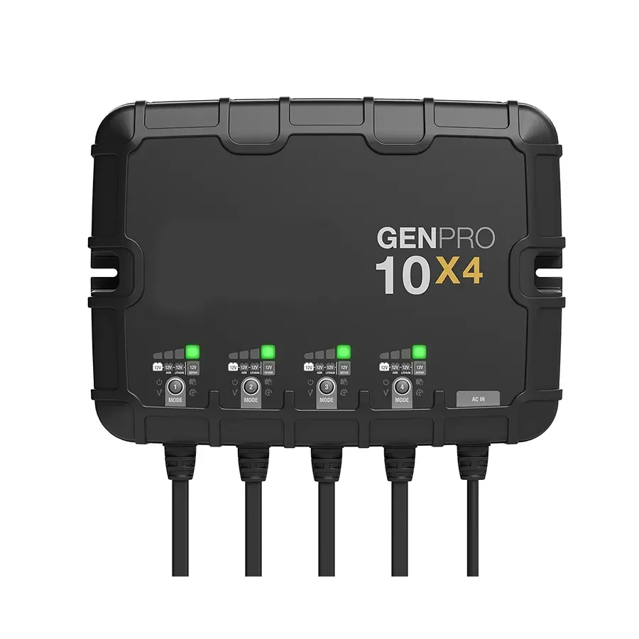 GENPRO10X4 4-банк для NOCO интеллектуальное морское зарядное устройство 12 В водонепроницаемое автомобильное