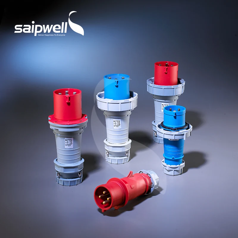Промышленная розетка Saipwell / Saip IEC standard IP44 16A 32A 63A