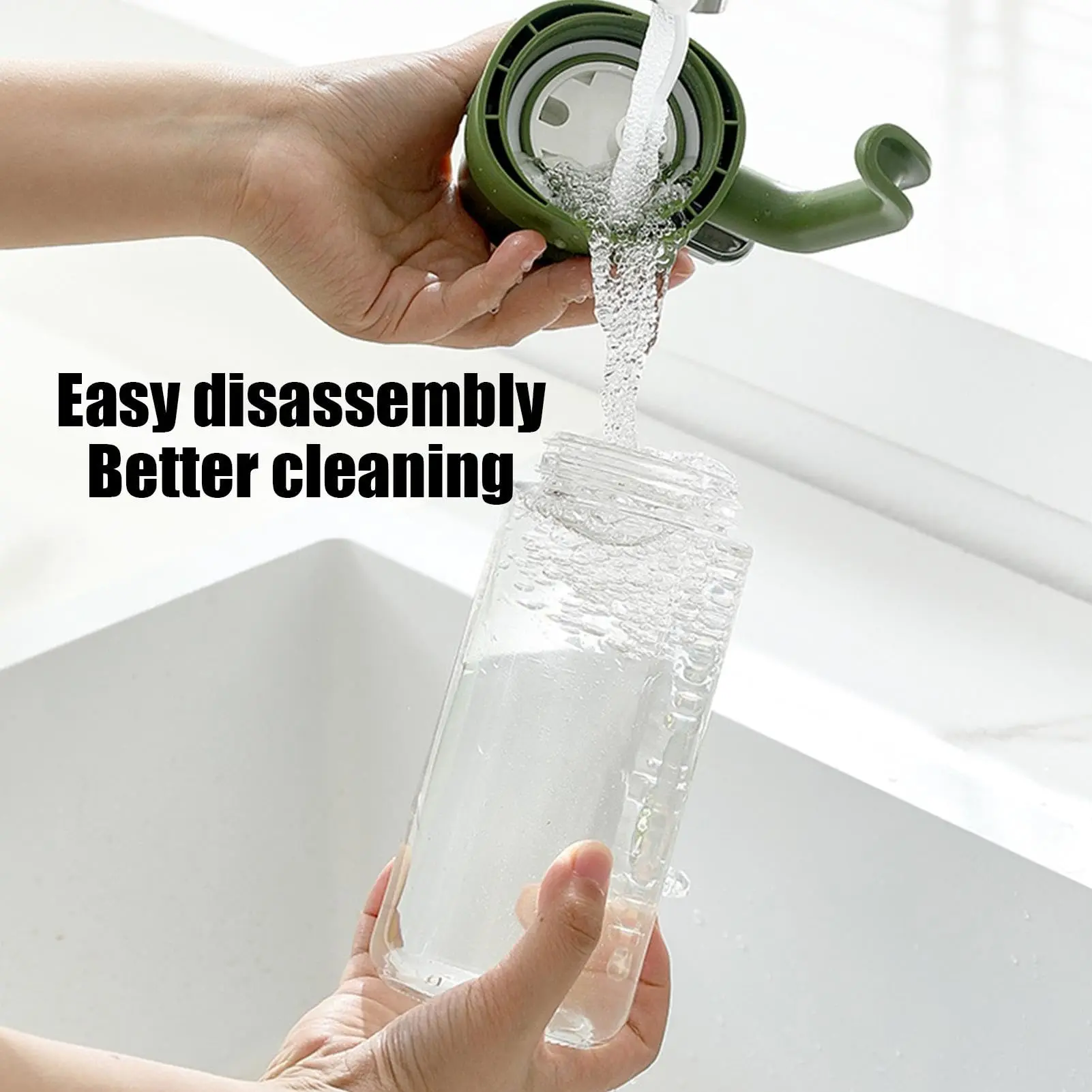 18.5OZ 550ML Glass Vinegar Dispenser versatile Plastic Olive Oil Spray Bottle For Kitchen Cooking