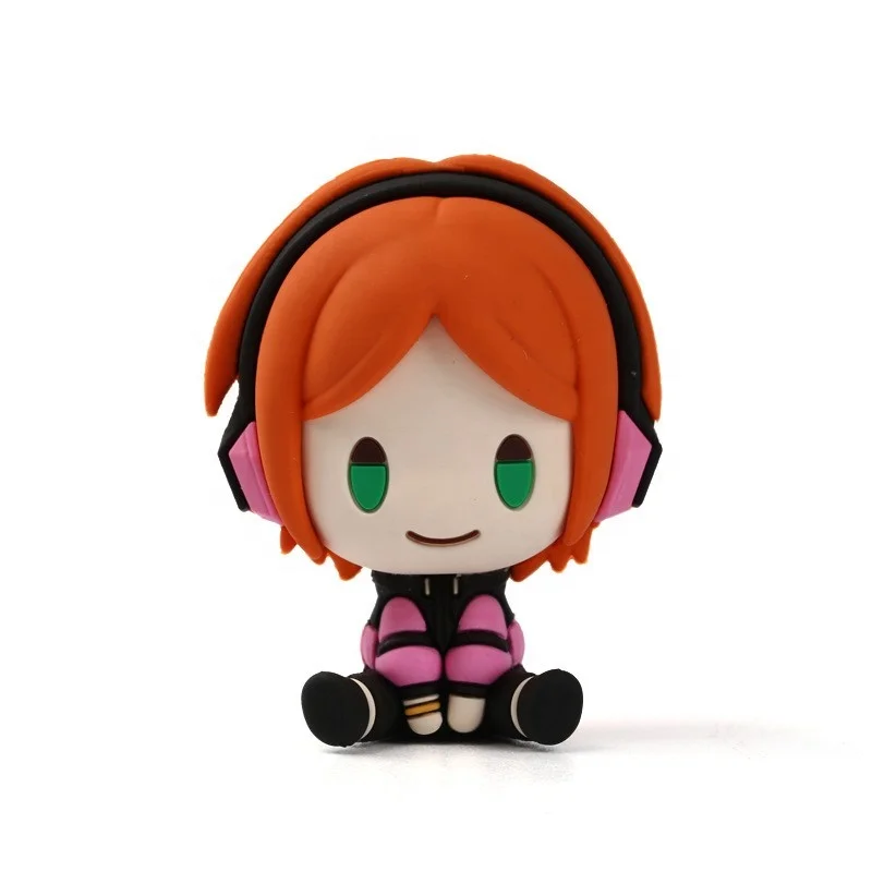 PVC Soft Plastic Doll 3d cartoon doll advertising  decoration PVC soft rubber Blind box doll Promotional Gift Various Size