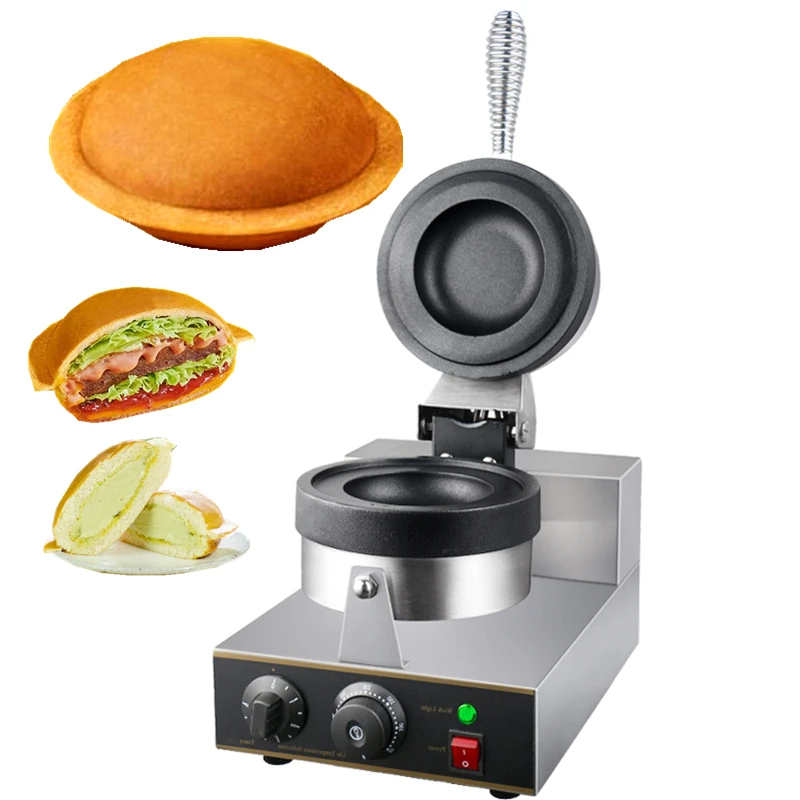 Ice cream dessert italy hot panini gelato brioche mak burg electric 220v 110v ice cream sandwich UFO burger press maker machine