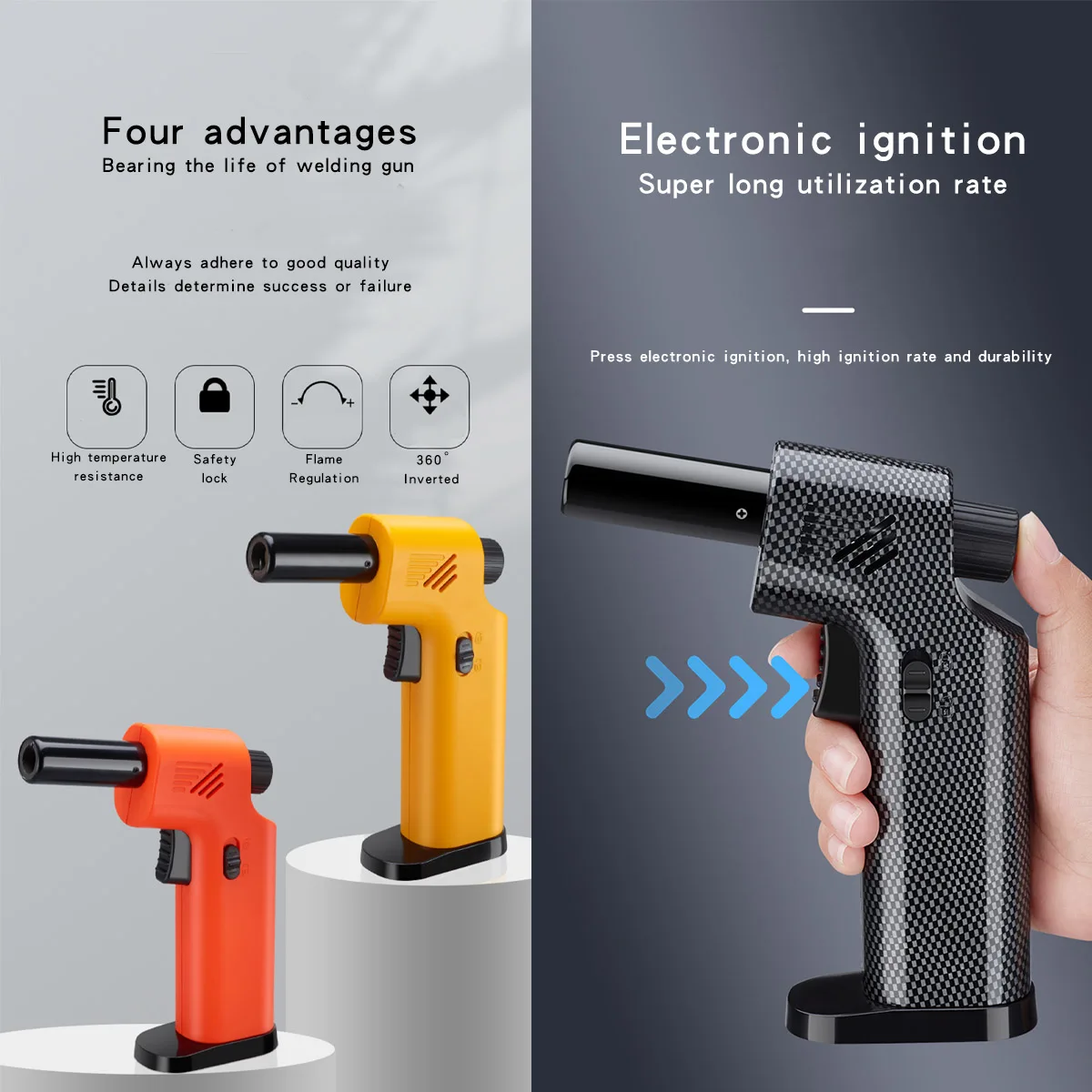 Газовая Бутановая Зажигалка для сигар