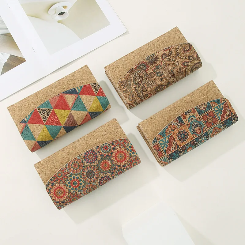 Minibook Wholesale Dinner Bag Custom Card Coin Credit Holder Wallet Purse Eco Friendly Cork Vegan Leather Functional Wallets