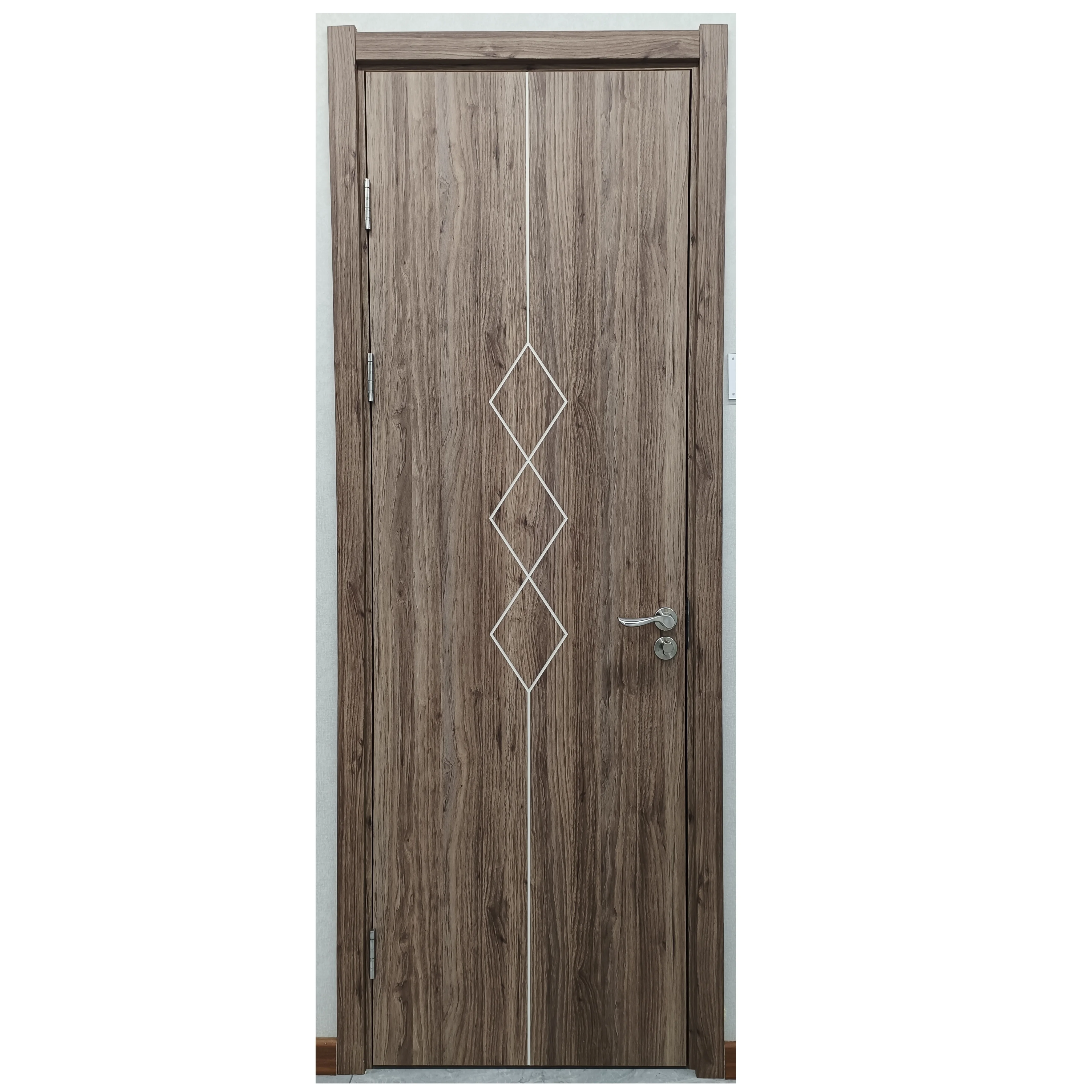 Belsonwpc Factory Direct High Strength Full WPC Door with Frame Architrave Modern Design for Contractors Huangshan Supplier