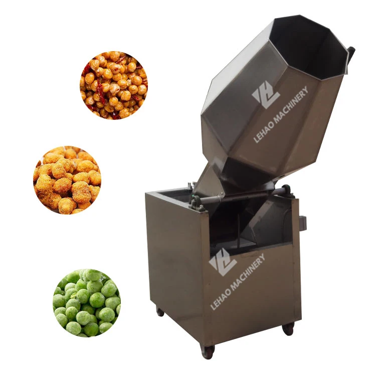 Automatic Flavoring Industrial peanut seasoning mixing machine for snack making machine